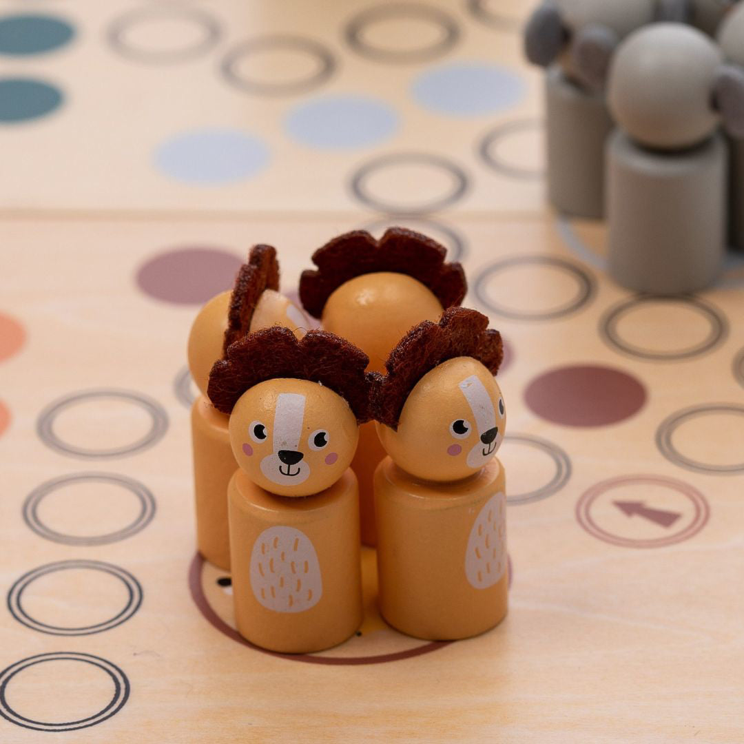 Free2Play® Lesena družabna igra Človek, ne jezi se Free2Play