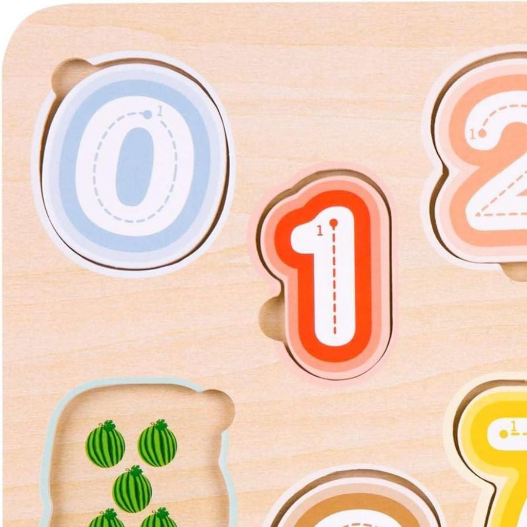 Classic World® Lesena vstavljanka Števila Classic World