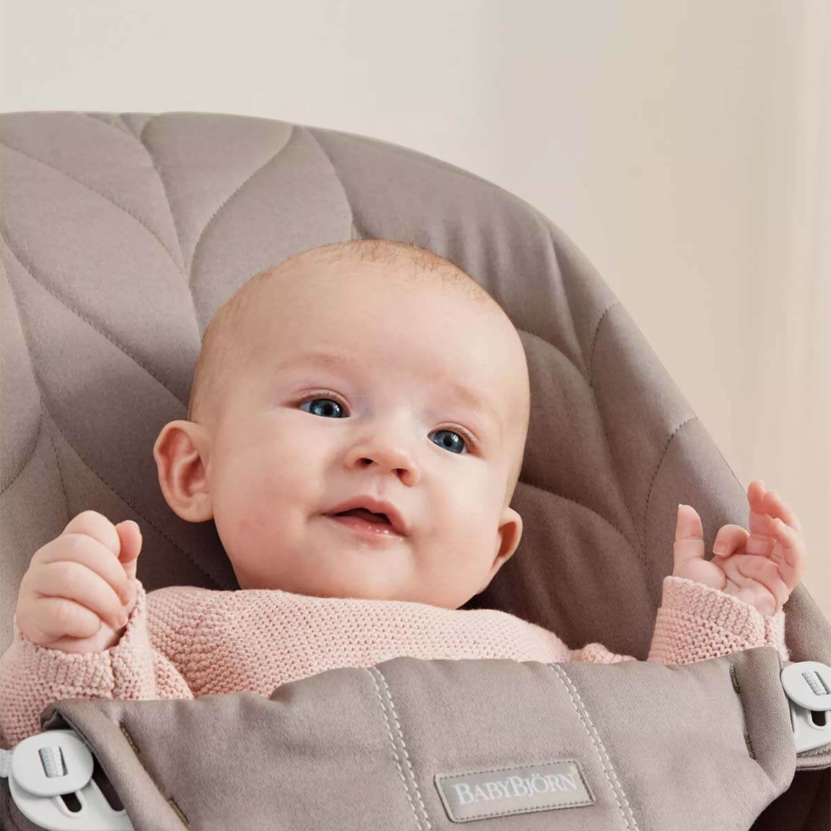 BabyBjörn® Gugalnik Balance Bliss Woven Petal Sand Grey BabyBjörn