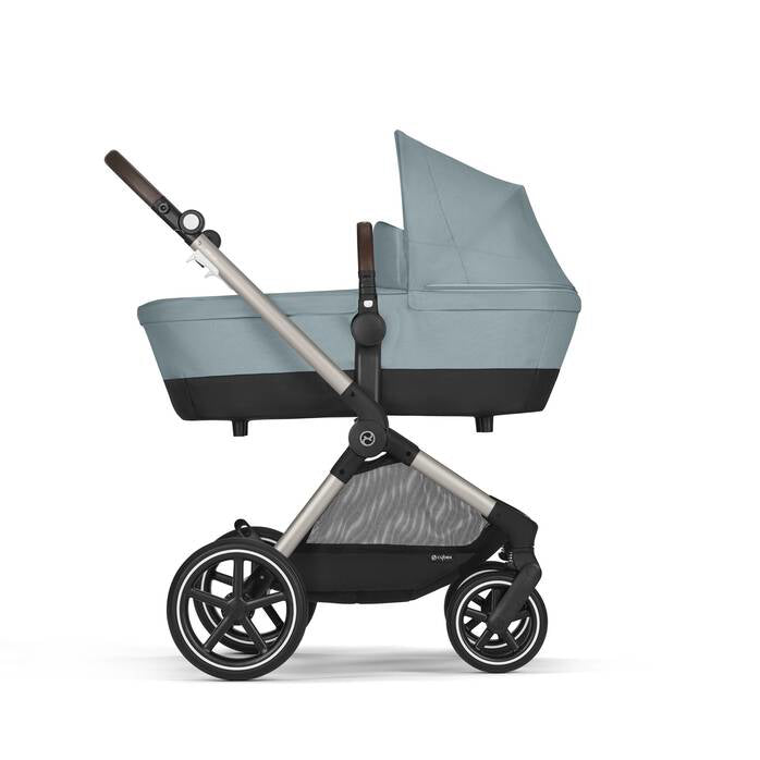 Cybex® Otroški voziček 2v1 Eos™ Lux Stormy Blue (Taupe Frame) Cybex