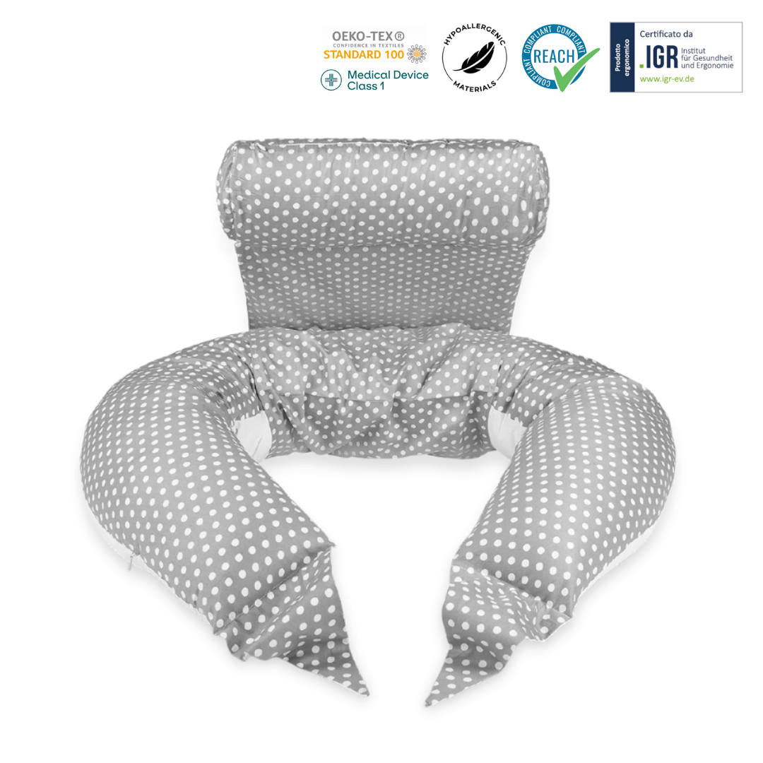 Koala Babycare® Blazina za nosečnice Hug+ Comfy Grey Koala Babycare