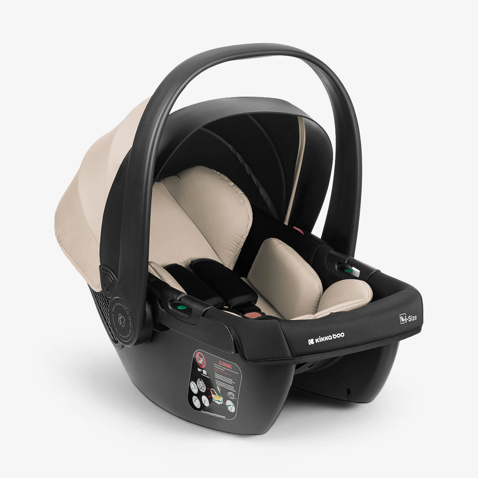 KikkaBoo® Otroški voziček s košaro 3v1 Modena Beige KikkaBoo