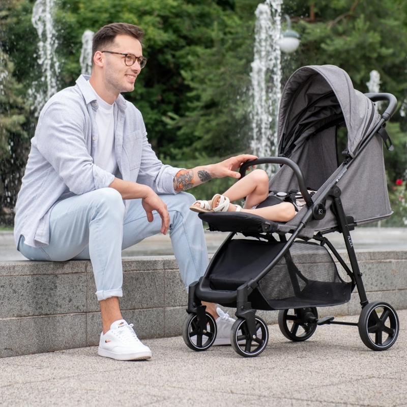 KikkaBoo® Otroški voziček Alexa Dark Grey KikkaBoo
