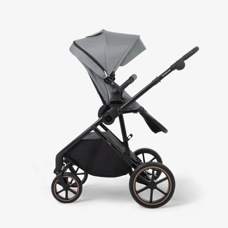 KikkaBoo® Otroški voziček s košaro 2v1 Thea Grey KikkaBoo