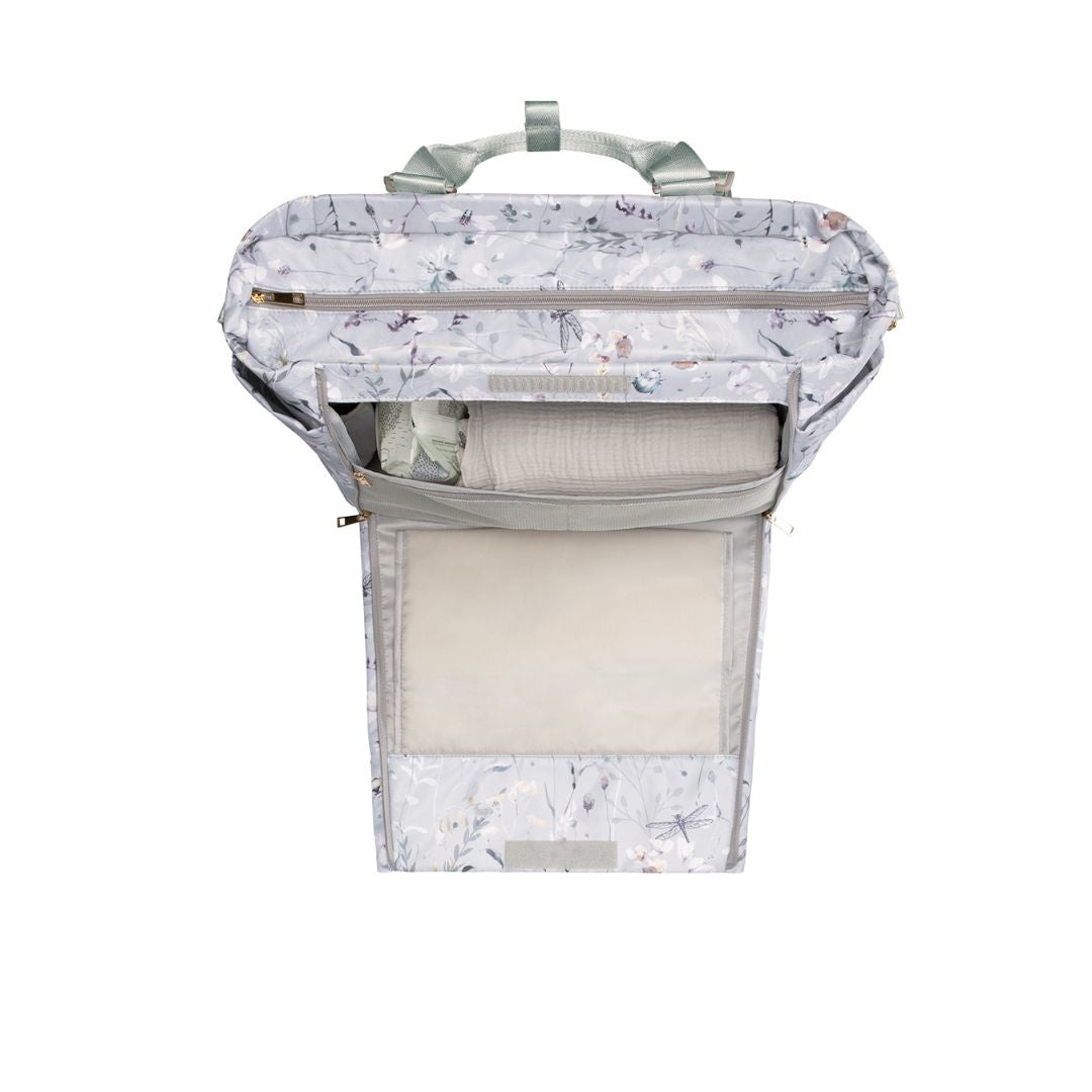 KikkaBoo® Previjalna torba Florence Dreamy Fields Grey KikkaBoo
