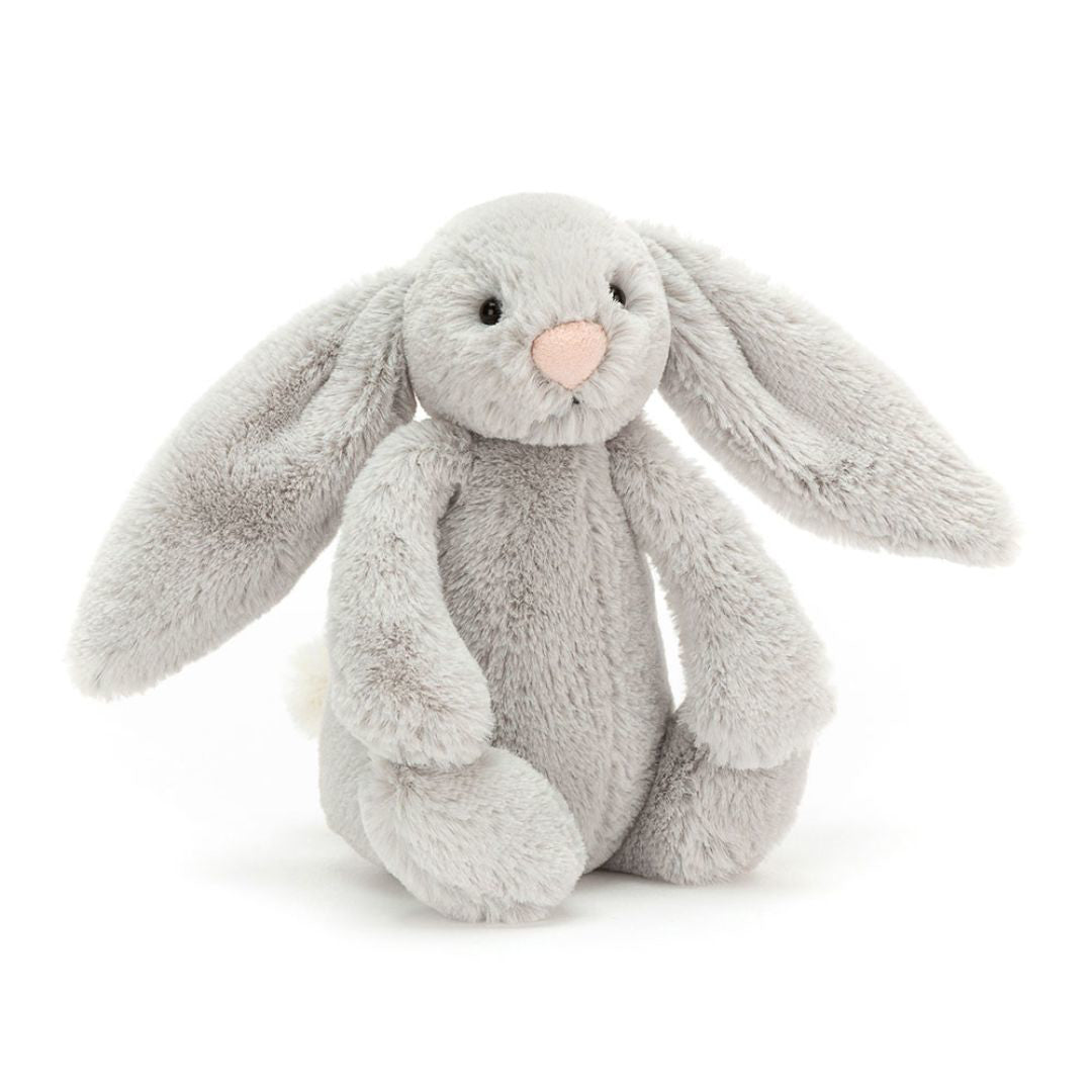 Jellycat® Plišasti zajček Bashful Silver Small 18cm Jellycat