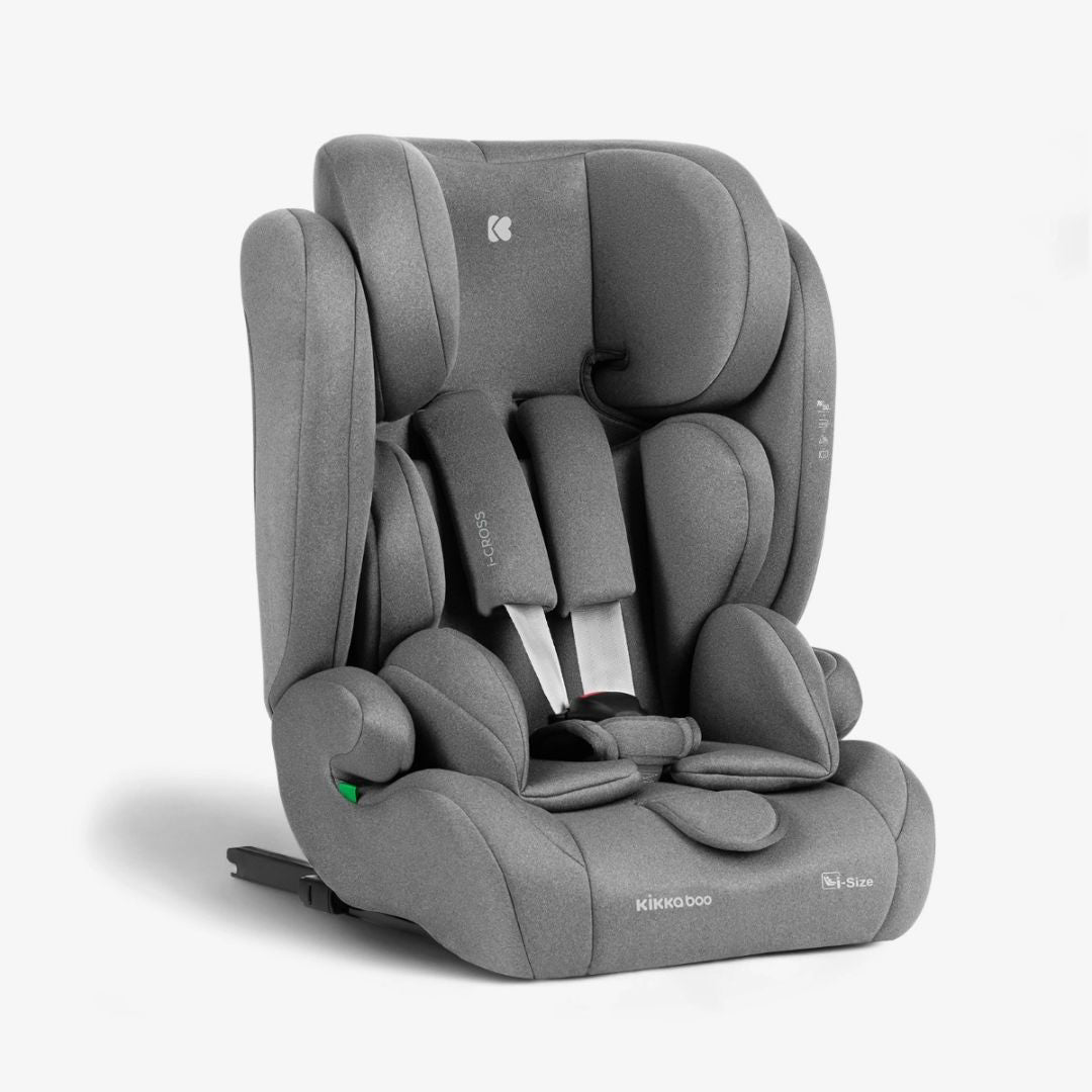 KikkaBoo® Otroški avtosedež i-Cross i-SIZE (76-150 cm) Light Grey KikkaBoo