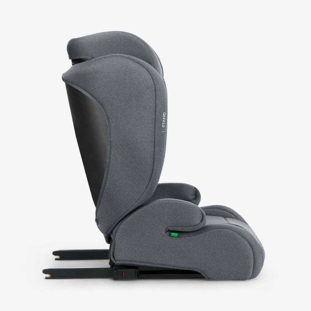 KikkaBoo® Otroški avtosedež i-Stand i-SIZE (100-150 cm) Dark Grey KikkaBoo