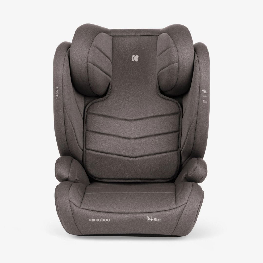 KikkaBoo® Otroški avtosedež i-Stand i-SIZE (100-150 cm) Brown KikkaBoo