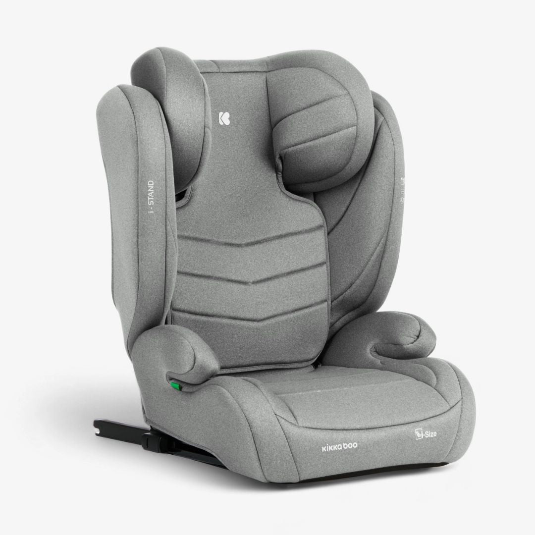 KikkaBoo® Otroški avtosedež i-Stand i-SIZE (100-150 cm) Light Grey KikkaBoo