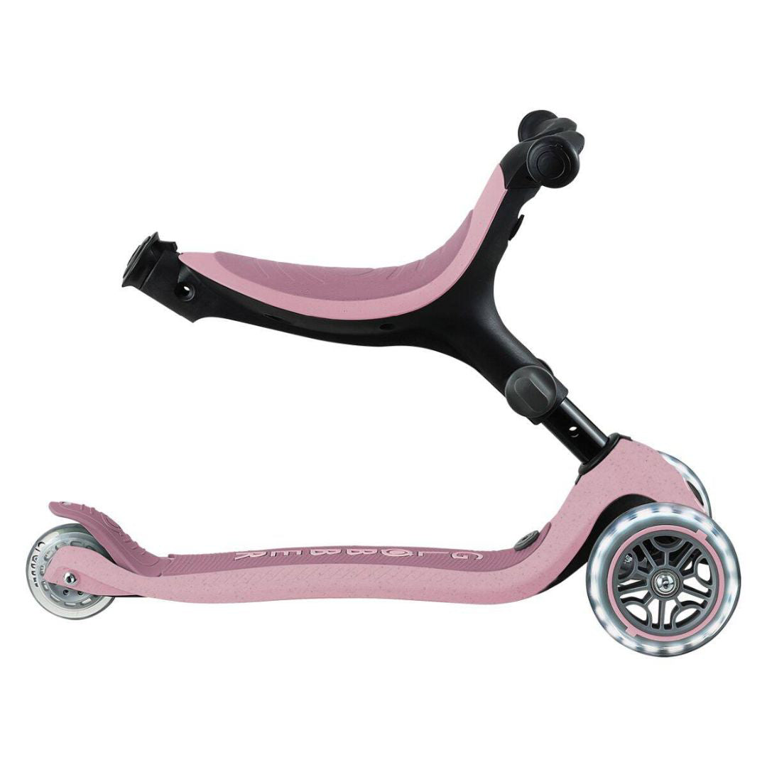 Globber® Zložljivi otroški skiro GO UP Active ECO s svetlečimi kolesi Berry Globber