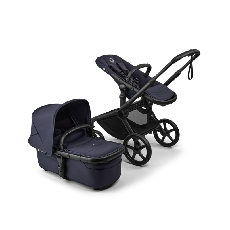 Bugaboo® Otroški voziček 2v1 FOX 5 Renew Complete Black/Deep Indigo - Deep Indigo Bugaboo