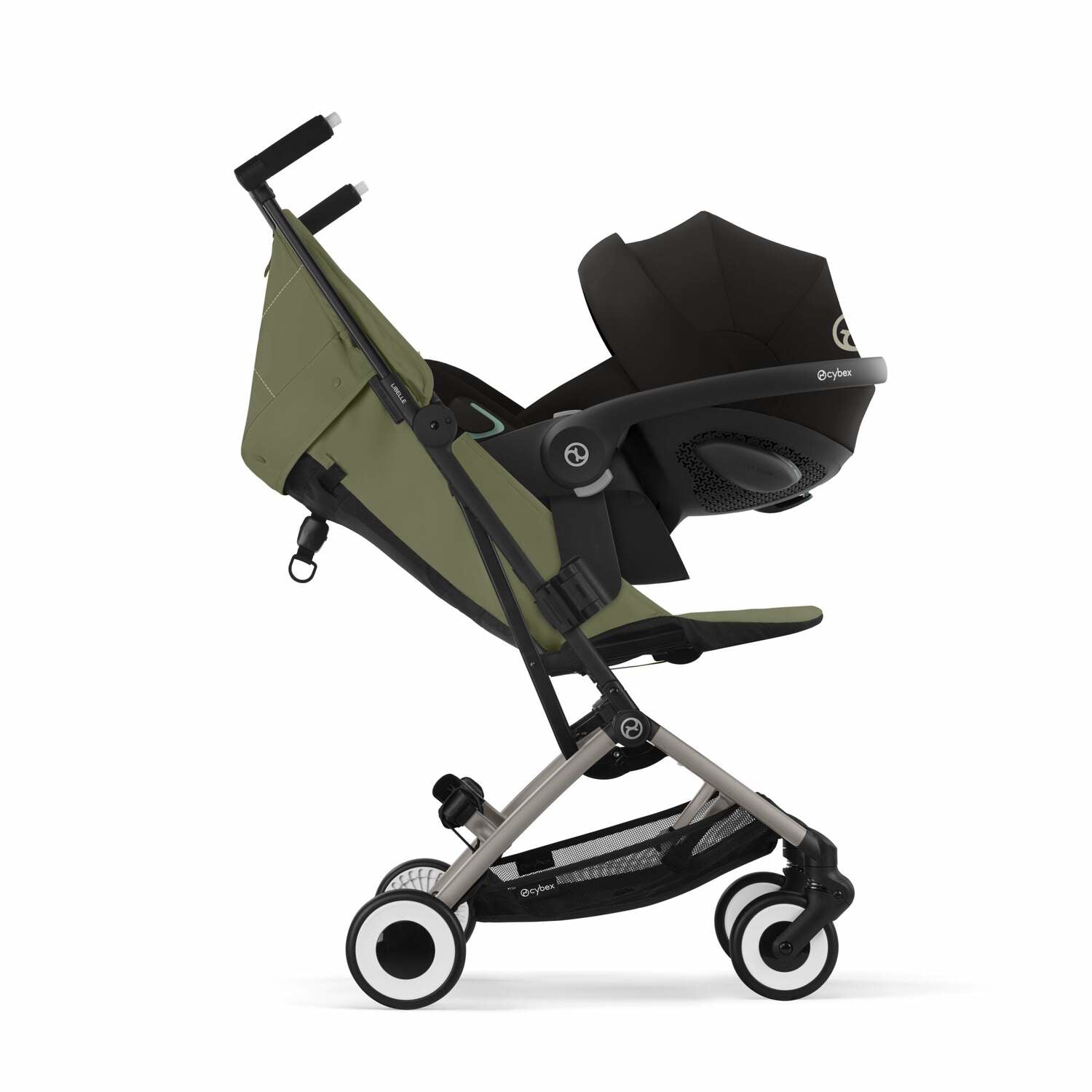 Cybex® Otroški voziček Libelle (0-22kg) Moss Green (Taupe Frame) 2025 Cybex