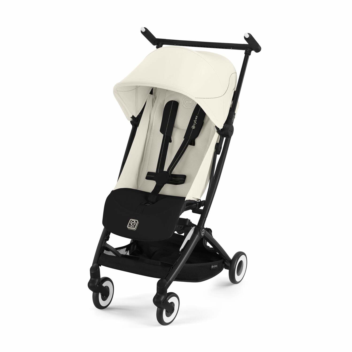 Cybex® Otroški voziček Libelle (0-22kg) Canvas White (Black Frame) 2025 Cybex