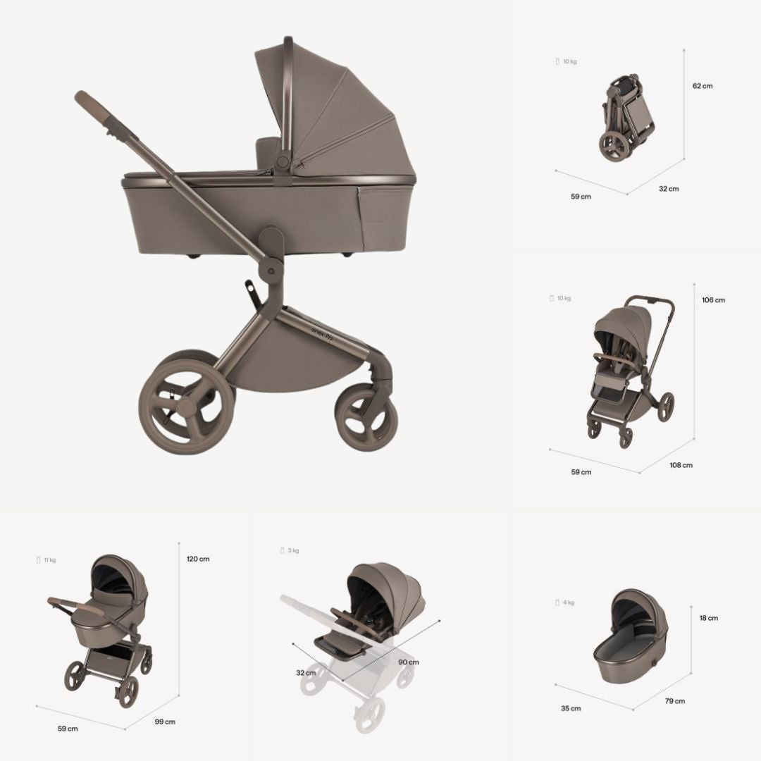 Anex® Otroški voziček 2v1 Flo Solo Anex