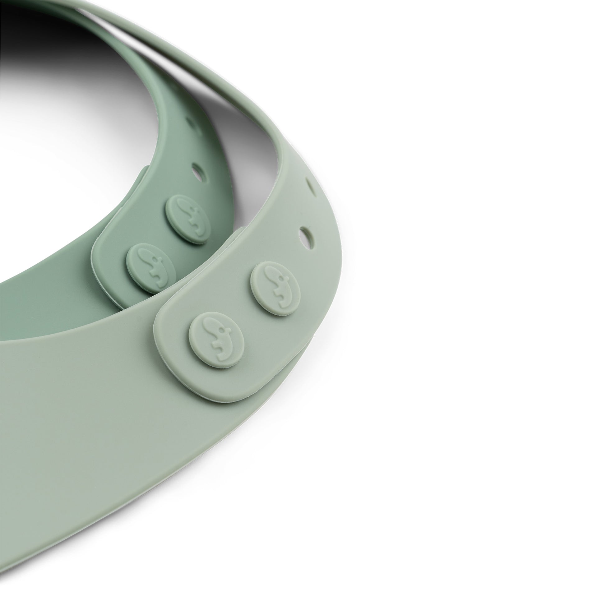 Done by Deer® Komplet 2 silikonskih slinčkov Croco Green Done by Deer