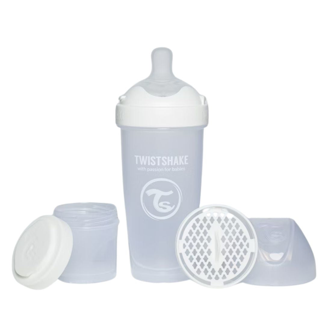 Twistshake® Steklenička PRO Double Anti-Colic 330ml White Twistshake