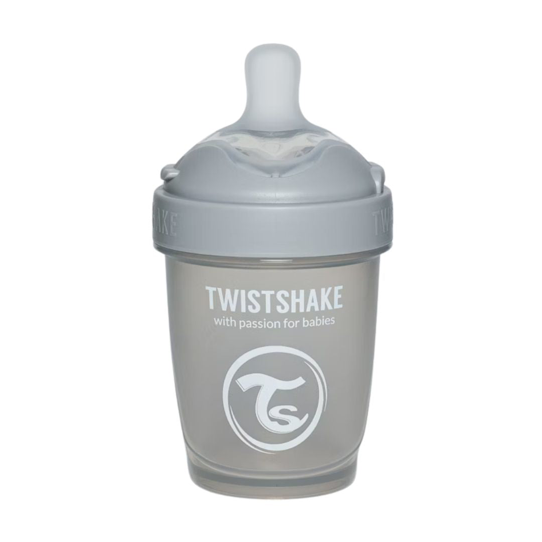 Twistshake® Steklenička PRO Double Anti-Colic 180ml Pastel Pastel Grey Twistshake