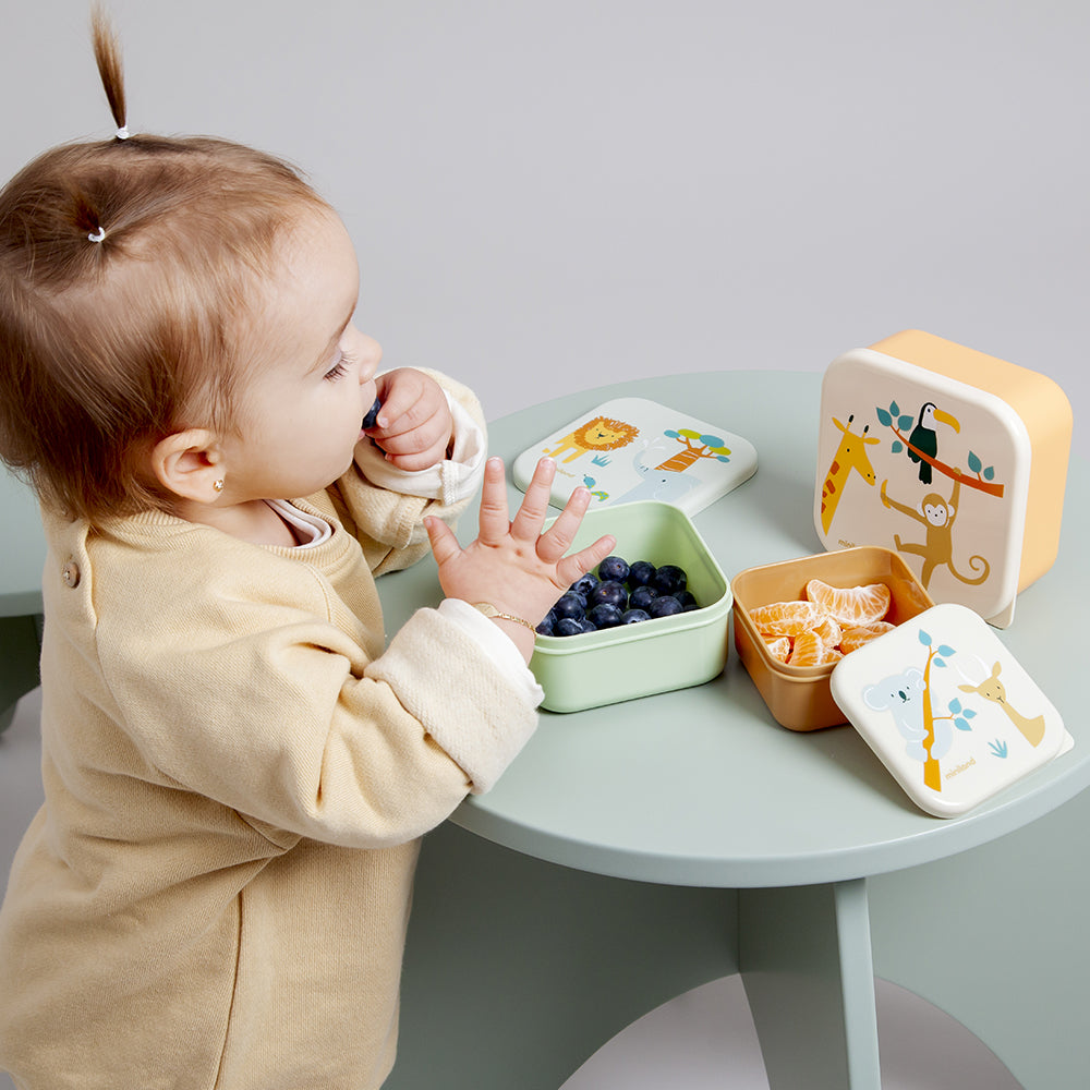 Miniland® Škatlice za prigrizke Jungle Miniland