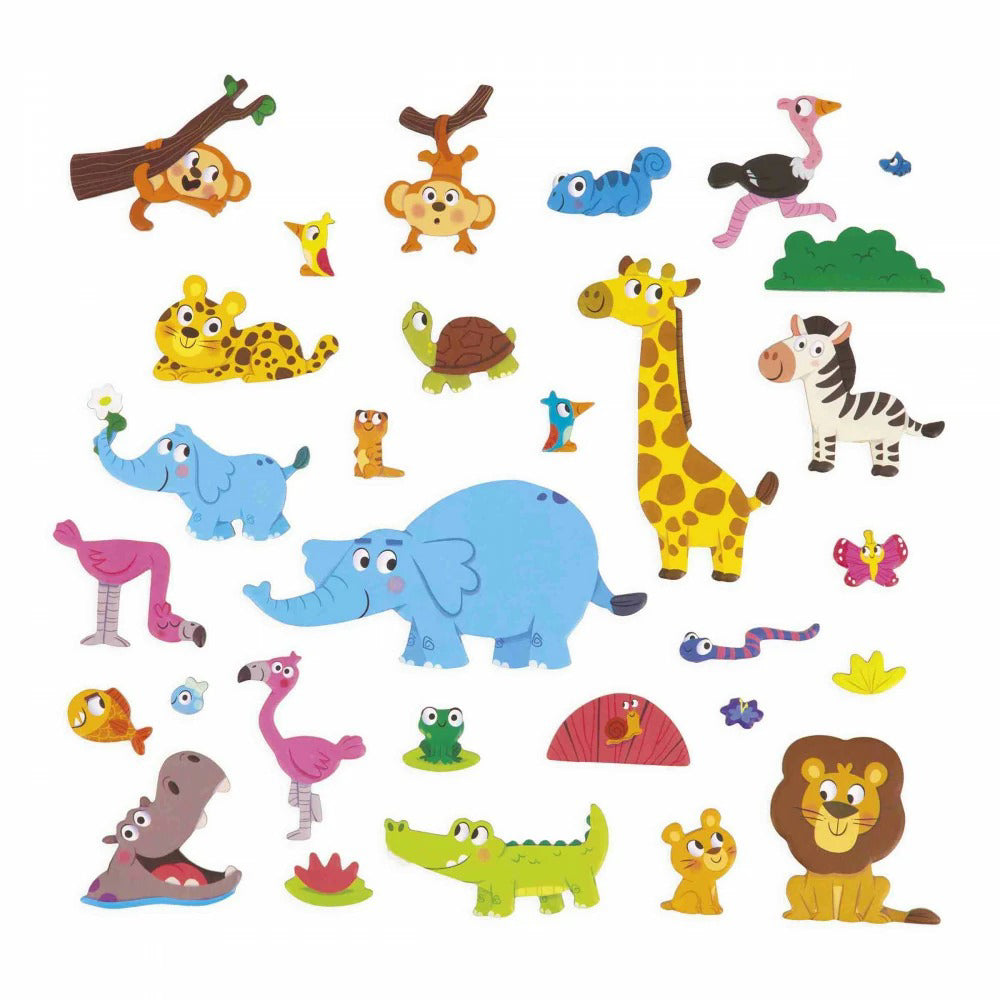 Janod® Magnetna knjiga African Animals Janod