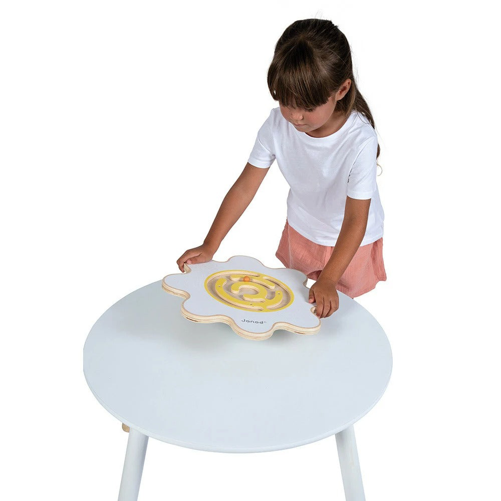 Janod® Leseni ravnotežni disk Flower Janod