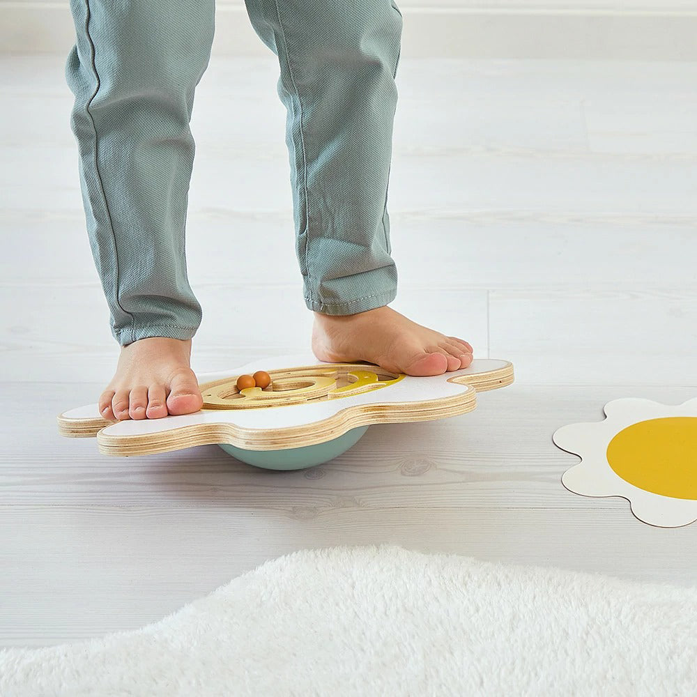 Janod® Leseni ravnotežni disk Flower Janod