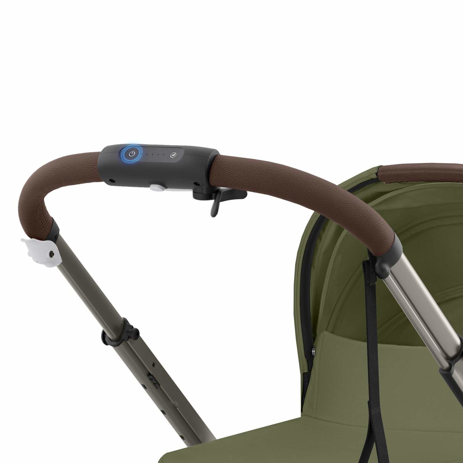 Cybex® Otroški voziček e-Gazelle™ S Moss Green (Taupe Frame) Cybex