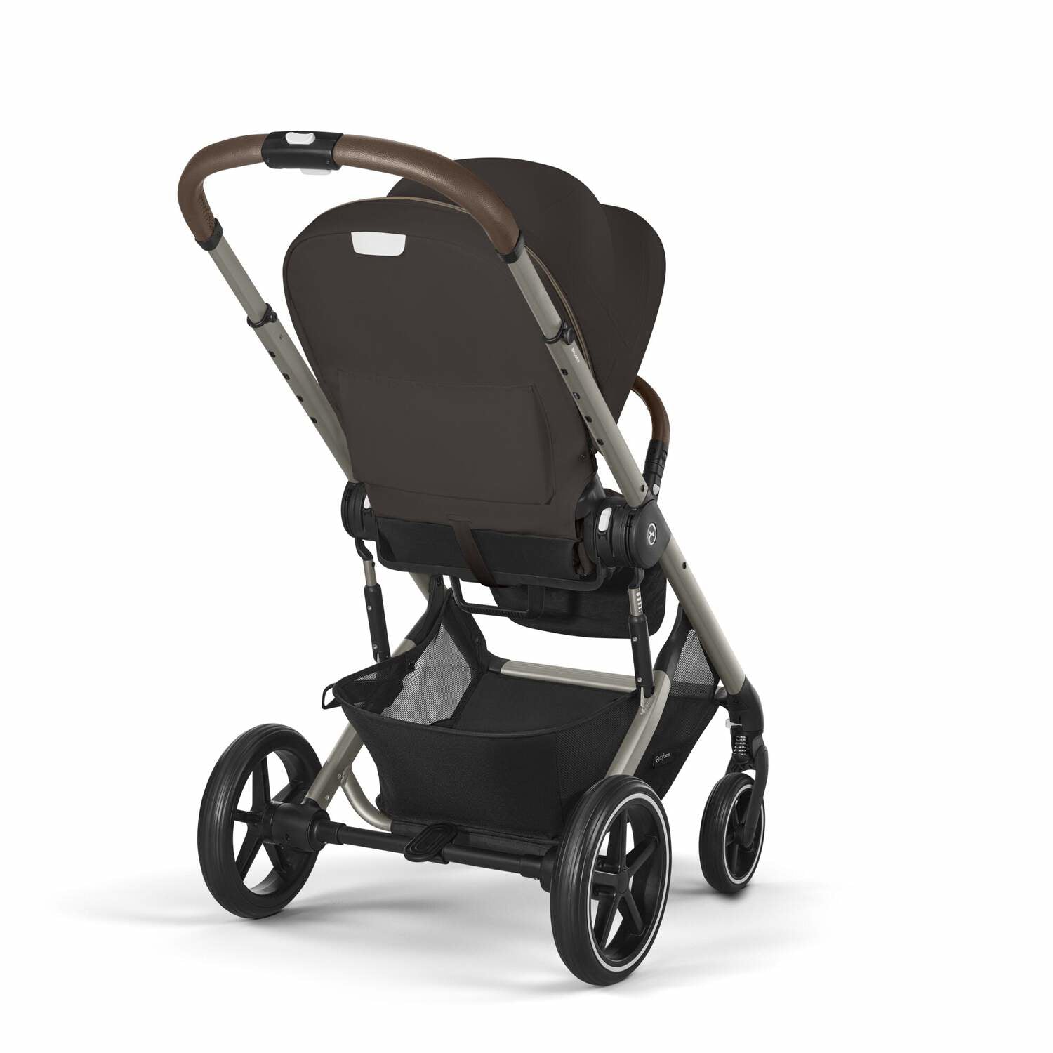 Cybex® Otroški voziček s košaro 2v1 Balios S Lux (0-22 kg) Chocolate Brown (Taupe Frame) Cybex