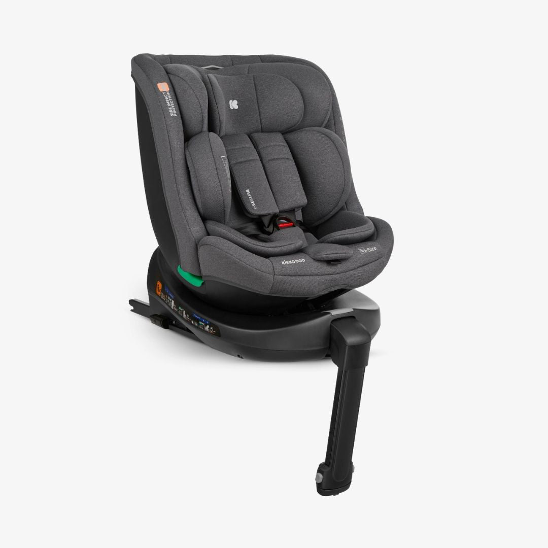 KikkaBoo® Otroški avtosedež 360 i-Secure i-SIZE (40-150 cm) Dark Grey KikkaBoo
