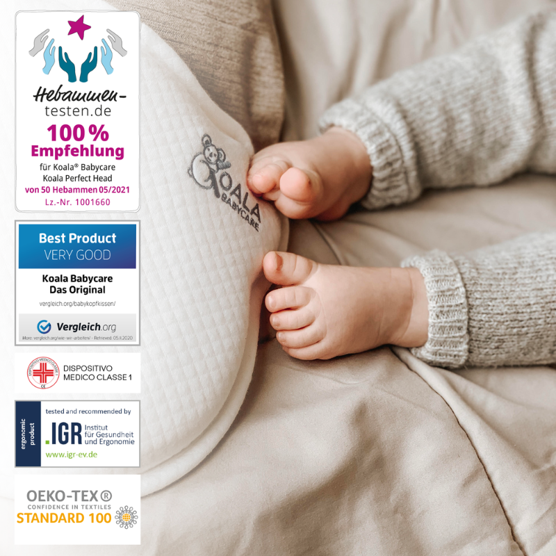 Koala Babycare® Pripomoček za preprečevanje zaležane glavice Perfect Head AIR White Koala Babycare