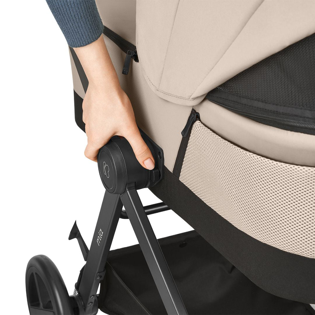 KikkaBoo® Otroški voziček s košaro 3v1 Mia Beige KikkaBoo