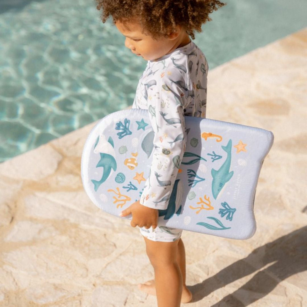 Little Dutch® Otroške enodelne kopalke z rokavi Ocean Sea Life Little Dutch
