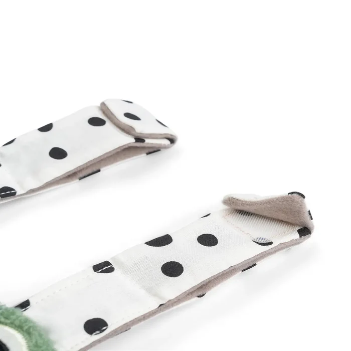 Done by Deer® Viseča aktivnostna igrača Croco Green Done by Deer