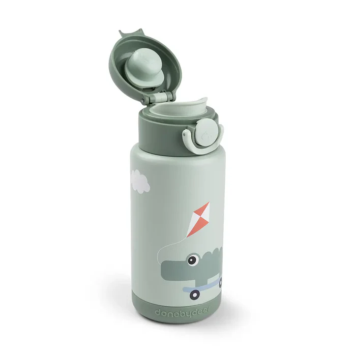 Done by Deer® Termo steklenička 340ml Playground Green Done by Deer