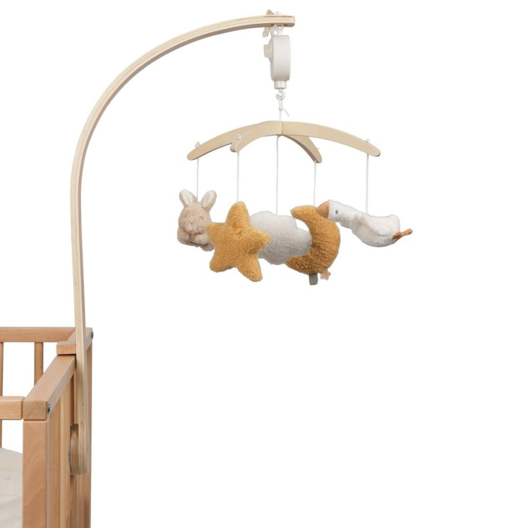 Little Dutch® Lesen glasbeni vrtiljak Newborn Naturals Little Dutch