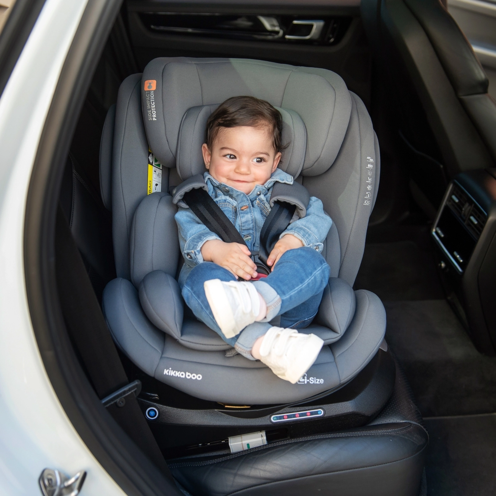 KikkaBoo® Otroški avtosedež 360° i-Felix i-SIZE (40-150 cm) Dark Grey KikkaBoo