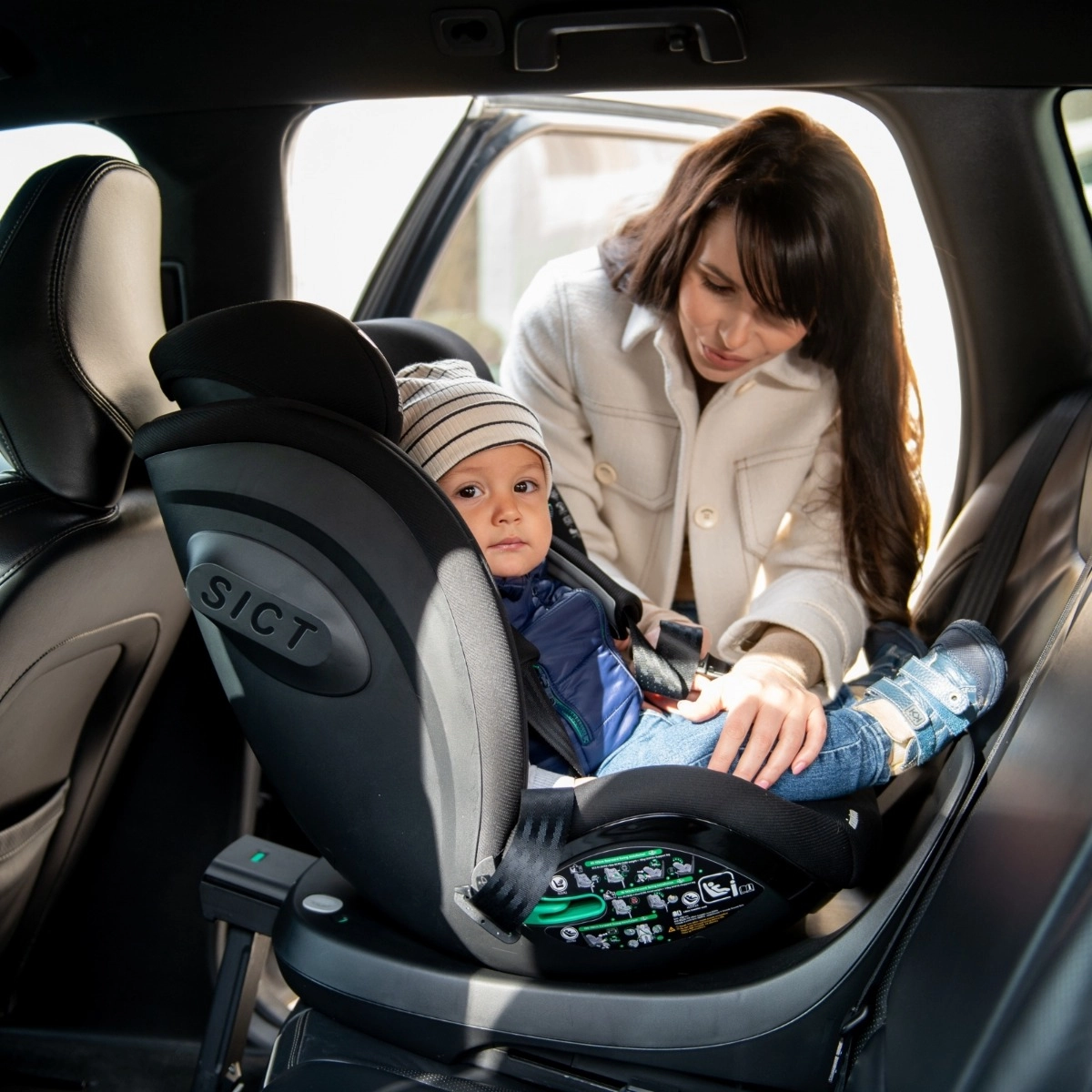 KikkaBoo® Otroški avtosedež 360° i-Twist i-SIZE (40-150 cm) Light Grey KikkaBoo