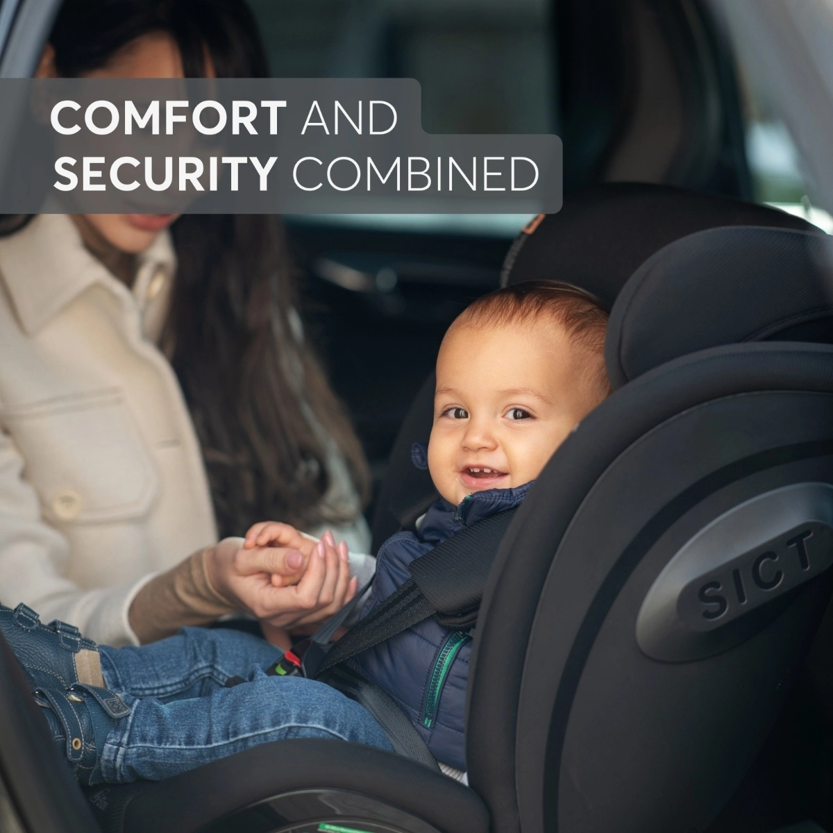 KikkaBoo® Otroški avtosedež 360° i-Twist i-SIZE (40-150 cm) Light Grey KikkaBoo