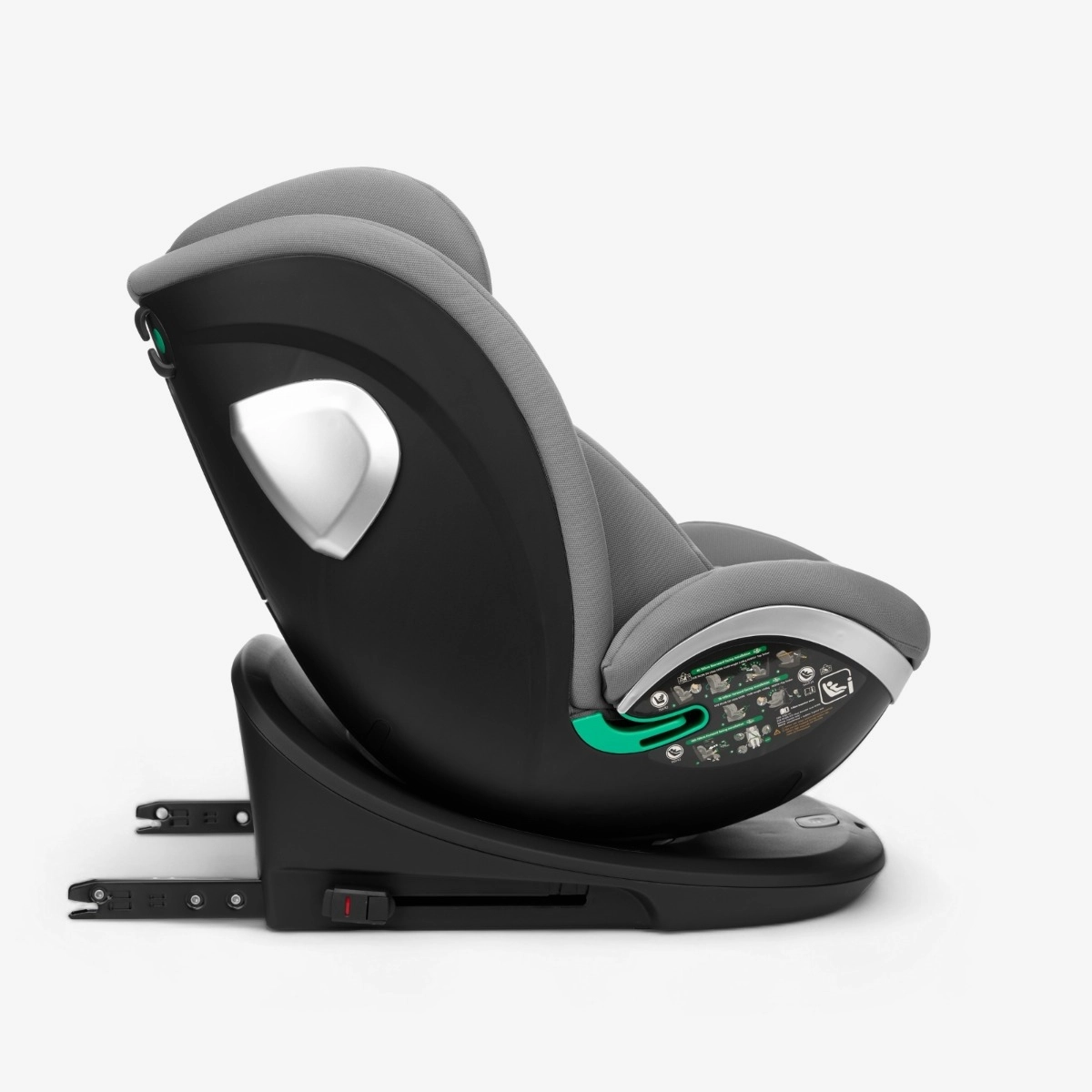 KikkaBoo® Otroški avtosedež 360° i-Drive i-SIZE (40-150 cm) Light Grey KikkaBoo