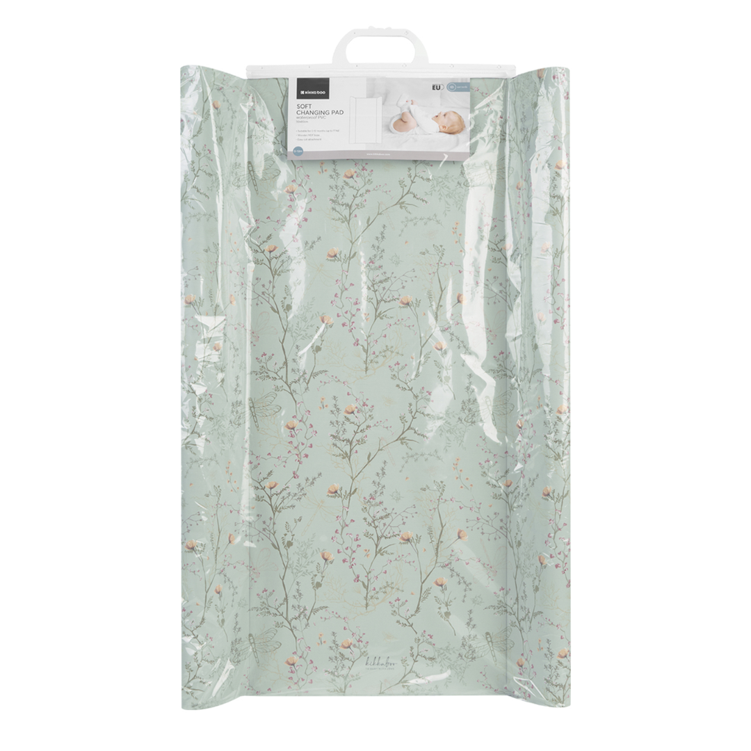 KikkaBoo® Previjalna podloga 70х50cm Secret Garden Green KikkaBoo