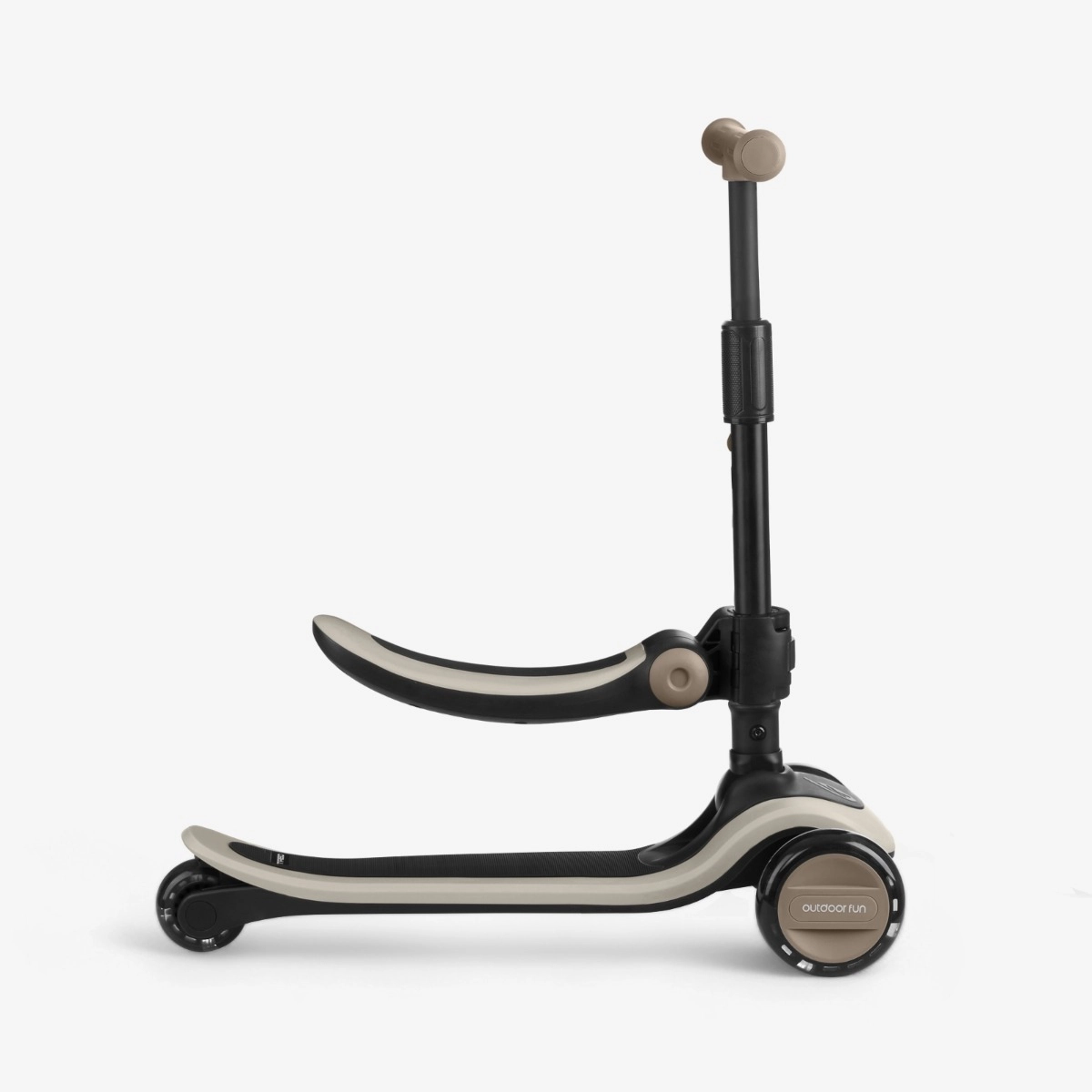 KikkaBoo® Otroški poganjalec/skiro 2v1 Treo Beige KikkaBoo