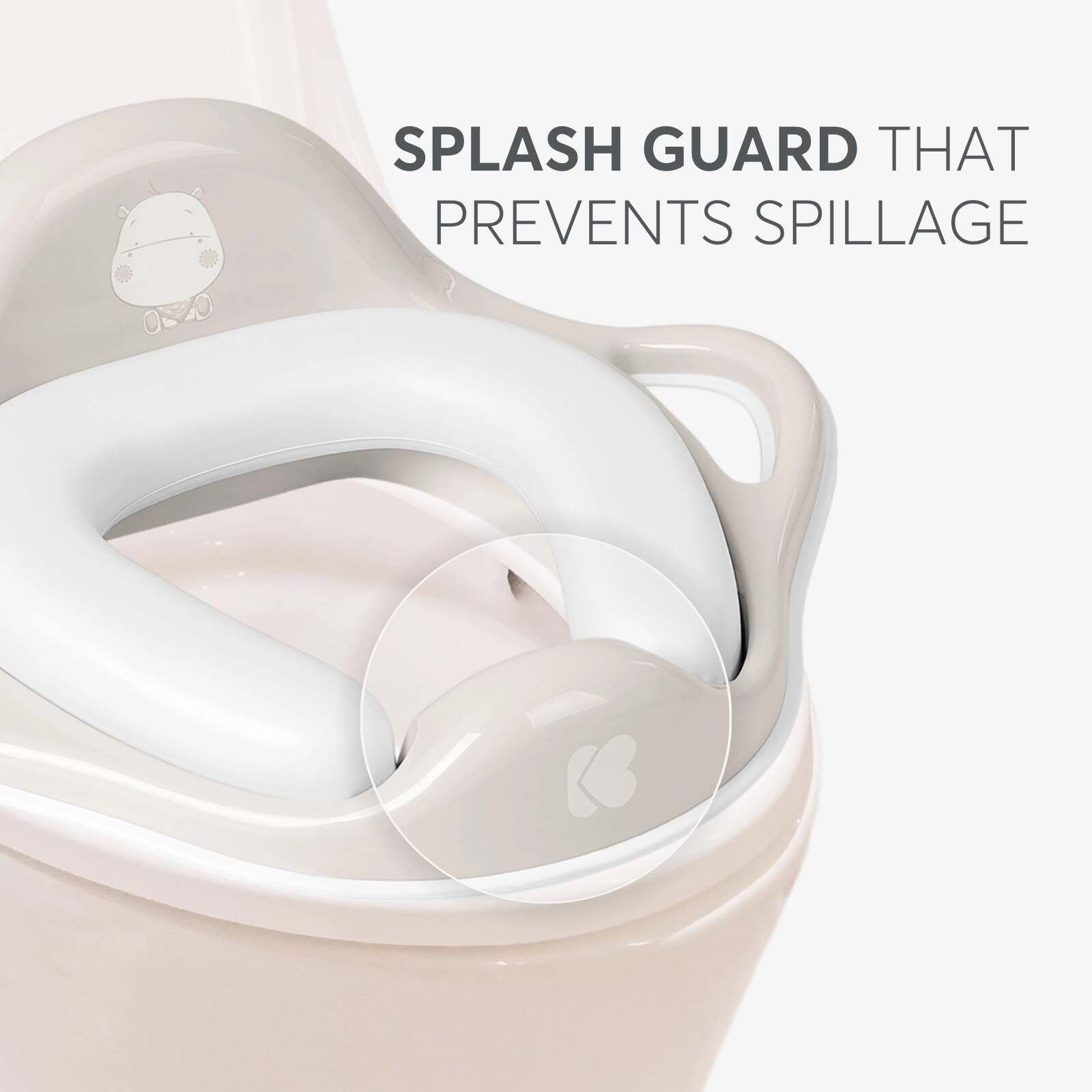 KikkaBoo® Nastavek za straniščno školjko Hippo Beige KikkaBoo