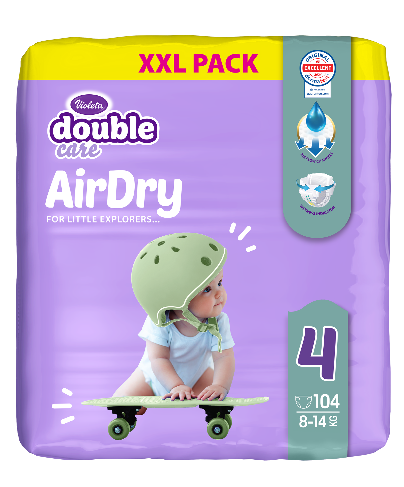 Violeta® Plenice Air Dry XXL 4 Maxi (8-14kg) 104/1 Violeta