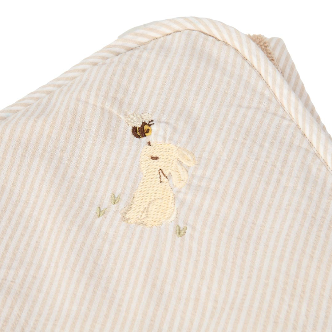 Little Dutch® Brisača s kapuco Baby Bunny 75x75cm Little Dutch