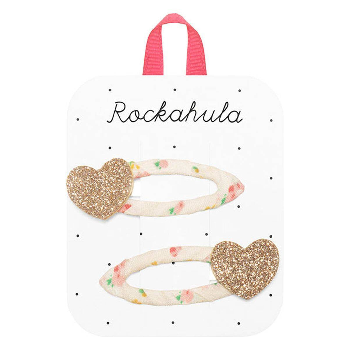Rockahula® Sponke za lase Tiny Blossom Glitter Heart Rockahula