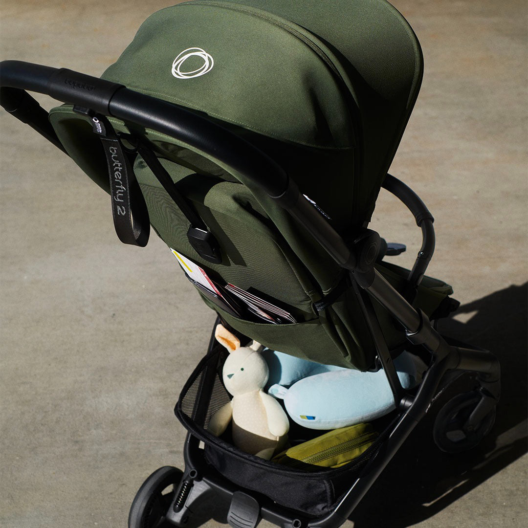 Bugaboo® Otroški voziček Butterfly 2 Black/Forest Green Bugaboo