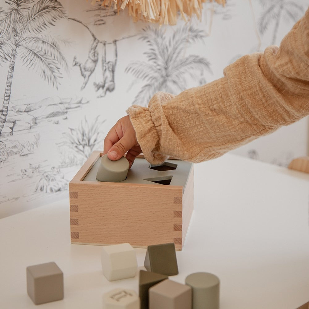 Label Label® Cubo per ordinare le forme Olive Green