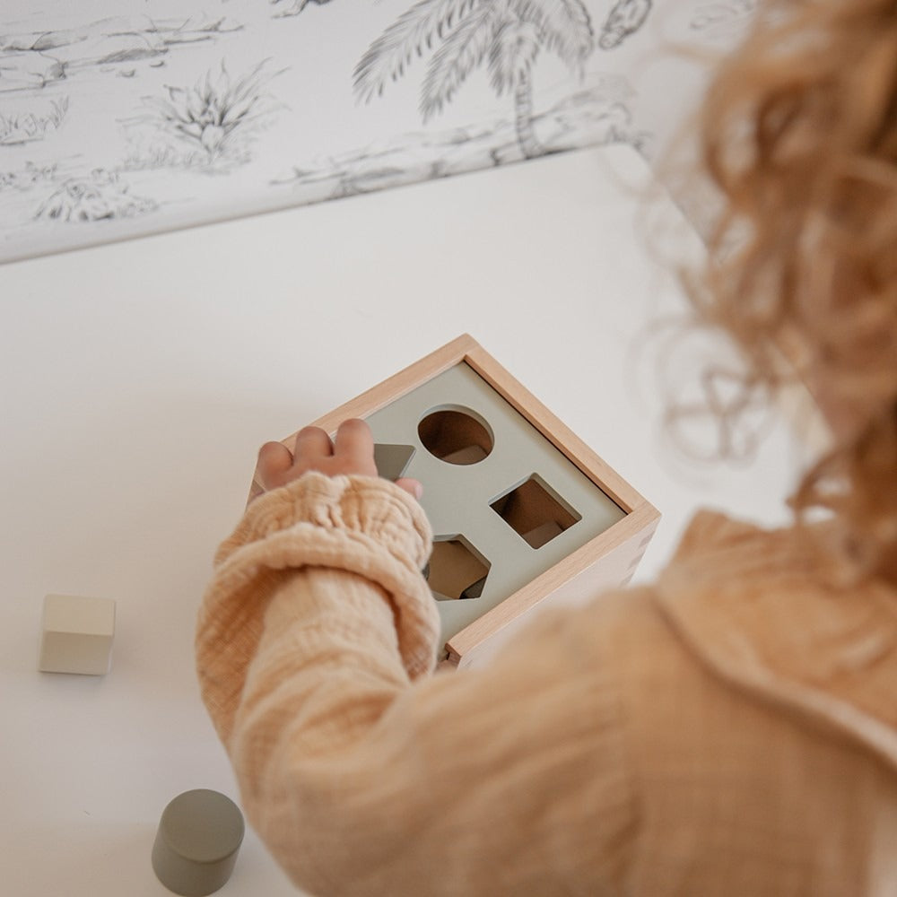 Label Label® Cubo per ordinare le forme Olive Green