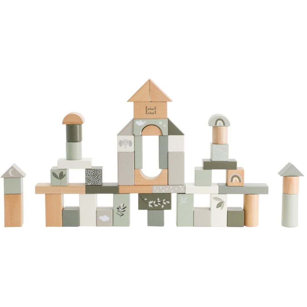 Label Label® Blocs Olive Green 50 pcs