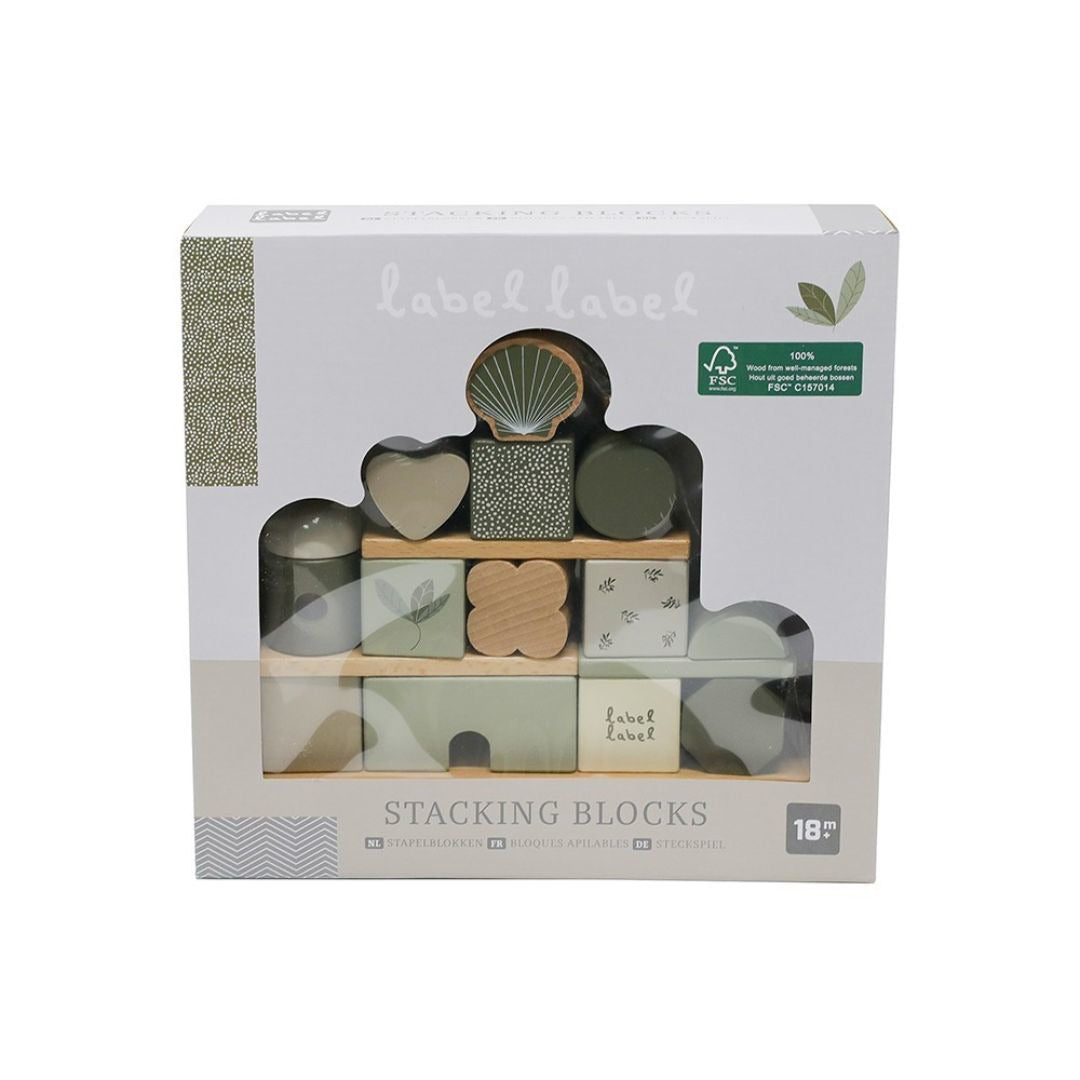 Label Label® Blocs à empiler Olive Green
